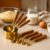 Gopendra Measuring Cups Set Measuring Spoons Set, Nesting Measure Cups with Stainless Steel Handle, for Measuring Dry and Liquid Ingredients Small Teaspoon with Copper Head (Rose Gold Copper)