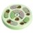 Foodie Puppies Pet Puzzle Toy for Dispensing Treats, Pet Toys Game for Training and Slow Feed, Non-Slip Feeder Designed for Dog, Puppies, Cats and Kittens (Round Shape) (Multicolour)