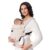 Momcozy PureHug Baby Carrier-Ergonomic, Cozy & Lightweight for 3.2-20.4 kg | Easy to Put On, IHDI Hip-Healthy, 3D EVA Lumbar Support, X-Straps for Even Weight Distribution, 100% Cotton, Khaki