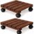 Wooden Plant Stand with Wheels Set of 2 Sheesham Wood Roller Flower Pot Outdoor Caddy Indoor Plants Wooden Plant Stand for Living Room Dolly Heavy Duty Rolling Plant Caddy for Indoor Outdoor Pots – 12×12 Inch