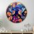 Livin’luxe paintings Loving couple Bird modern art Premium Sparkle lamination Golden Slim Frame 58 cm x 58 cm Large Size, For Home/Office/Hotel painting GR-26