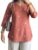 Women Peach Embroidered Cotton Short Kurti | Casual Office & College Kurti Top for Girls