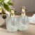 Kookee Glass Soap Dispenser Set of 2 for Bathroom | Transparent (12124)