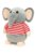 Fun4you Elephant Soft Toy for Kids – Cute Animal Plush – Red – 22 cm