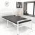 Honey Touch Jasper Single Folding Bed with Double Layer Mattress | No Assembly Required | Foldable Bed for Sleeping/Guests/Rented Apartments/Bedroom (3ft x 6ft, White)