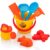 Storio Beach Sand Toys Castle Play Set with Fish, Crab Moulds for Kids & Toddlers, Useful for Gardening & Outdoor Tool Kit (JCB Construction Theme), Multicolor