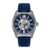 Kenneth Cole Automatic Blue Round Dial Men’s Watch | Silicon Strap Material | Watches for Men Analog – KCWGZ0104001MNW