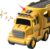 5-in-1 Transporter Truck Toy for Kids – Carrier Truck with Pull Back Cars, Helicopter & Light-Sound Feature – Durable ABS Vehicle Playset for Toddlers, Boys & Girls (3+) Gift for Kids