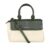 Adaa Bag | Stylish Ethnic Synthetic Leather Sling Bag for Women | Adjustable Embroidered Strap, Zipper & Magnetic Closure, Crossbody Shoulder Bag – Ivory/Green