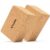 FirstFit Yoga Block, Non-Slip & Supra Grip Natural Cork Yoga Brick, Regular & Handstand Block, Wrist Support Wedge/Calf Stretch Wedge, Exercise Accessories For Women & Men-Size(23 x 13 x 8 cm) Pack 2
