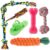 Dog Trust Dog Rope Toys + Tug of War Rope Toys + Twisted Rope Chew Set + Pet Ftech & Play Set + Chew Hard Spike Bone for Dog + Twisted Cotton Play (Pack of 7, Color May Vary)
