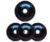 WATSON Rubber Weight Plate Set, 8Kg(2Kgx4) Rubber Dumbbell Plates 30mm for Home or Professional Exercise Gym Weight Plates, Home Gym Equipments