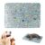 Qpets® PetEase Self-Cooling Pad for Dogs & Cats Pressure Activated Mat No Water Needed Large Waterproof Surface for Indoor & Outdoor Pet Heat Relief and Stroke Prevention Stay Cool Ice Silk 60x45cm