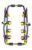Universal Rear Mounted Car Bike Rack for SUVs, Sedans and Hatchbacks – Safely Carries 3 Bikes