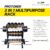 Protoner 3 in 1 dumbbell rack, plate stand and bar holder
