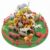 ZESTHOME Animal Toys for Kids | Jungle & Zoo Animal Figurine Set with Accessories | 6–8 cm Realistic Figures | Educational & Pretend Play Toy for Boys & Girls (Ages 2+) | 17-Piece Set