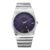 Fastrack Stunners XI with Quartz Analog Dark Purple Dial Silver Stainless Steel Strap Watch for Men – 38212SM02