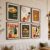Kotart Restaurant Kitchen Bar Lounge Decoration Items | Café Wall Décor | Premium Wall Art | Retro Theme Cooking Food Kitchen Quotes Wall Poster With Frame Set of 6 retro Wall Decor – (Art 7, 10×13 inch, Framed)