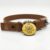 Pawpro Adjustable Nylon Dog Collar with Secure D-Ring from Small – Medium to Large Breeds (Brown, Large)