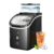 Kilig S01M Countertop Instant Clear Ice Maker Machine 16 Pcs/12-20 mins with two Litre Water Tank, 15 Kg/Day, Self – Cleaning Function & Self Timer Home/Kitchen/Office/Party – Black