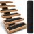 Anti Slip Traction Treads with Glow in the Dark Stripe,Stair Grip Tape, 4 x 24 Inch Non Slip Safety Tape for Stairs, Outdoor & Indoor Abrasive Adhesive Step Treads for Wood, Tile, Pack of 3