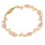 finistra® Tulip Bracelet for Women Stylish | Gold Plated Crystal Floral Jewellery | Adjustable Chain for Women & Girls Stylish | Elegant Tulip Bracelet for Women, Party & Daily Wear Accessory