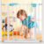 Safe-O-Kid® Baby Safety Gate (75-85 cm) – 1+2 Years Warranty, 1-Year Manufacturer + 2-Year Comprehensive, Adjustable Durable Metal Child Gate for Kids & Dogs, Auto-Close, Secret Lock, No Drill, Blue