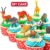 Realistic Jungle Animal Figurines, Safari Animals Toys for Kids Cake Topper Rubber African Wild Zoo Animals Playset Party Supplies for Children Birthday Gifts Farm Jungle Animals Set 12PCs