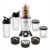 Cookwell Bullet Mixer Grinder (5 Jars, 3 Blades, Silver) – 600 Watts – 2 Year Warranty