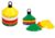 Protoner Sports Training Disc Cones, Multicolour Ground Markers, Set of 50-10 Options, Agility Training Equipment (Set of 10 pcs)