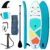 Inflatable Stand-Up Paddle Boards for Adults, QILEBA 10ft Extra Wide Stable Inflatable Yoga Paddleboard with Durable SUP Accessories, Fins, Adjustable Paddle, Pump, Leash, Ultra-Light Non-Slip Deck