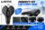 Premium Gel Bicycle Seat Cushion – Ergonomic Silicone MTB & Road Bike Saddle with Hollow Vent Design, Shock-Absorbing, Soft & Comfortable Cycling Seat with Reflective Strip (Black)