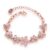 YouBella Jewellery Bracelets for Women Stylish Rose Gold Plated Crystal Bracelet Bangle Jewellery for Girls and Women