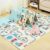 Tarkan Extra Large Reversible Baby Play Mat, BPA Free Learning & Crawling Foldable Foam Mat (6.5×5 ft, 0.6cm Thickness) Multicolor