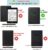 SwooK Classic Printed Magnetic Flip Cover Case for All New Kindle 10th Generation 2019 Release Model: J9G29R Flip Case Smart Folio Cover Case (Not for 10th Gen 2018 Kindle) (Landscape), Multi