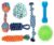 Tail Dog Toys + Dog Chew Toys + Puppy Teething Toys + Rope Dog Toy + Dog Toys for Small to Medium Dog Toys + Dog Toy Pack + Tug Toy + Dog Toy Set + Washable Cotton Rope for Dogs(Pack of 7)