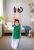 Homecute Playing Equipment for Kids 3 in 1, Disc Swing Set with Ninja Rope Ladder & Trapeze Bar with Rings for Kids Climbing Swing, Indoor & Outdoor Play Structure