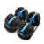 XRT65 Adjustable Dumbbells Set of 2 | 2.5–24 kg | 15-in-1 Weight Set for Home Gym | No-Freeze Dial for Smooth Adjustment | Space-Saving Strength Training Equipment | Designed in USA | Black + Blue