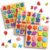 Novo Baby Wooden Learning Educational ABCD Board for Kids, Activity Toys for Toddlers & Preschoolers | ABCD Puzzle Set | Puzzle Toys for 2 Years Old Boys & Girls (Alphabets, Numbers & Shapes)