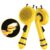 Flynovate Honey Bee Dog Comb & Cat Comb – Pet Hair Remover Grooming Brush with Switch & PAIN – FREE Slickers | Dog Brush/Cat Brush for all Dogs & Cats to Gently Massage the Pets for Long & Short Fur