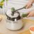 Nestasia Stainless Steel Bottom Triply Pressure Cooker 3 Litres Inner Lid (5 Years Warranty) – Gas & Induction Base Pressure Cooker with Leakproof Lid & Heat-Resistant Handle | ISI Certified