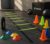 Hipkoo Sports PVC Cones, Pack 6, 10 Space Markers and Ladder Agility, 4 Meter Combos (Multicolour, 6 Inch)