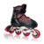 Cockatoo Urban Flow Adjustable 4-Wheel Inline Skates, Quad Roller Skates, 2-in-1 Design, Aluminum Chassis,72 mm PU, XL-Red