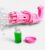 8 Holes Bubble Maker Gun for Kids | Automatic Gatling Bubble Machine Toy with Bubble Solution | Bubble Blower Launcher for Indoor & Outdoor Play | Boys & Girls | Color as Per Stock