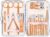 Beauté Secrets Manicure Kit, pedicure tools for feet, Nail Clipper, Manicure Pedicure kit for women and Men, 18 Pieces,Perfect Gifts for Women and Men (Rose Gold)