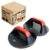 FirstFit Rotating Push Up Handles, Ergonomic Grips, 8″ Base & Textured, Non-Slip Bottom Treads Push Up Bar For Gym & Home Exercise, Push Up Stand for Men & Women, Supports up to 260lbs – Black & Red