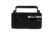 Philips Portable Radio RL191/94 with MW/FM Bands, 180mW RMS Sound Output, Telescopic Antenna, Battery & DC Powered (2xR20/3V DC), Compact & Portable Design (Black)