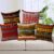 AEROHAVEN Set Of 5 Decorative Hand Made Jute Throw/Pillow Cushion Covers – (16 X 16 Inches), 50 TC, Multi