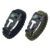 2 Pack Survival Bracelet for Men and Women, Emergency Paracord Bracelet with Compass, Fire Starter, Whistle, Flint & Cutter Tactical Gear for Hiking, Camping, Outdoor Adventures
