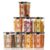GOLWYN Polyethylene Terephthalate (PET) Airtight Containers Kitchen Storage Box, Food Storage Container, Stackable & Transparent Organizer Jars, Masala Dabba Container, Set of 6 (1200ml each)